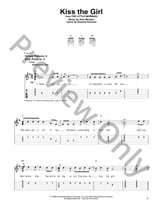 Kiss The Girl Guitar and Fretted sheet music cover
